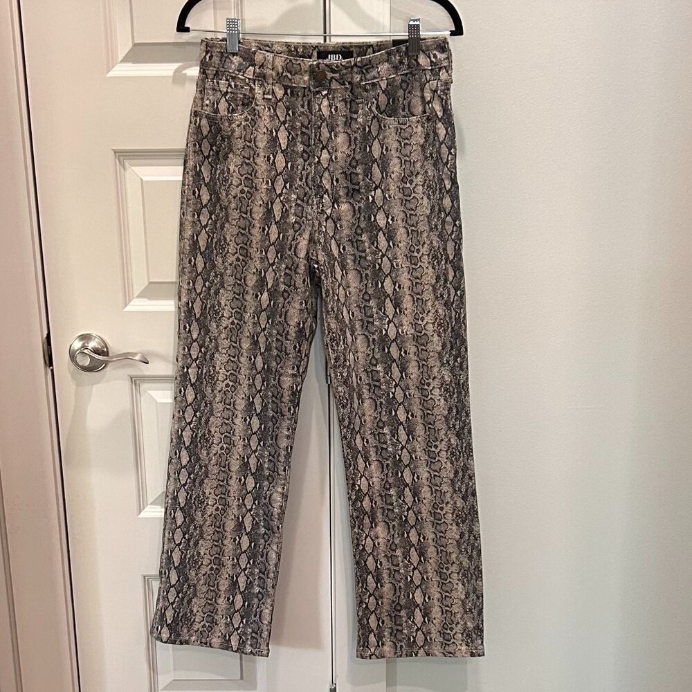 Just Black Snake Print Denim